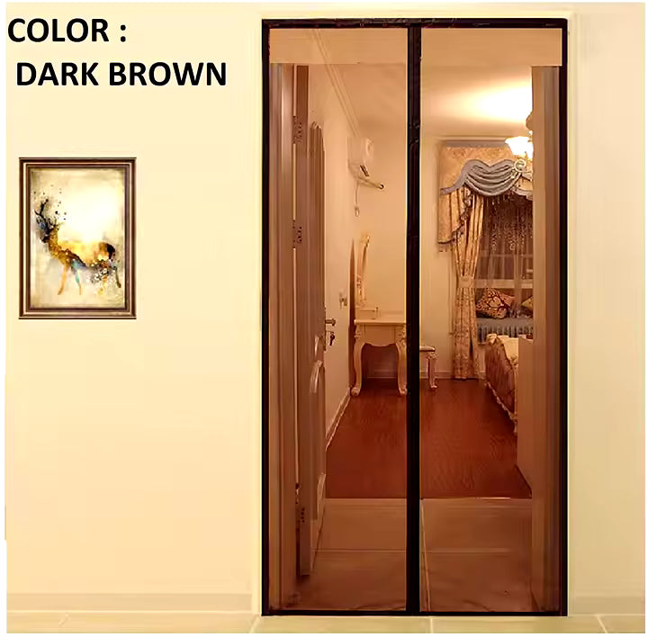 Magnetic Screen Door with Mesh Curtain size 100 x 220 cm