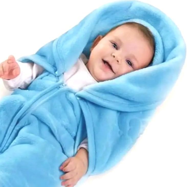 Baby Blanket with Zipper Closure