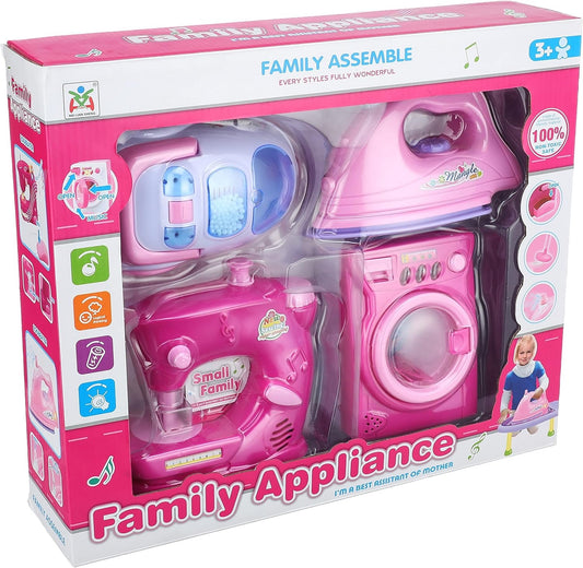 Electric washing machine  iron set