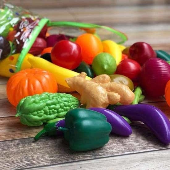 71PCS Fruit and Vegetable Tote  Bag
