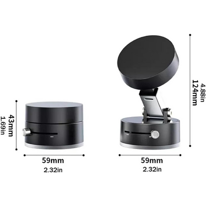 Foldable Vacuum Magnetic Car Phone Holder
